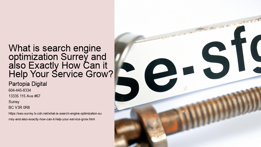 What is search engine optimization Surrey and also Exactly How Can it Help Your Service Grow?