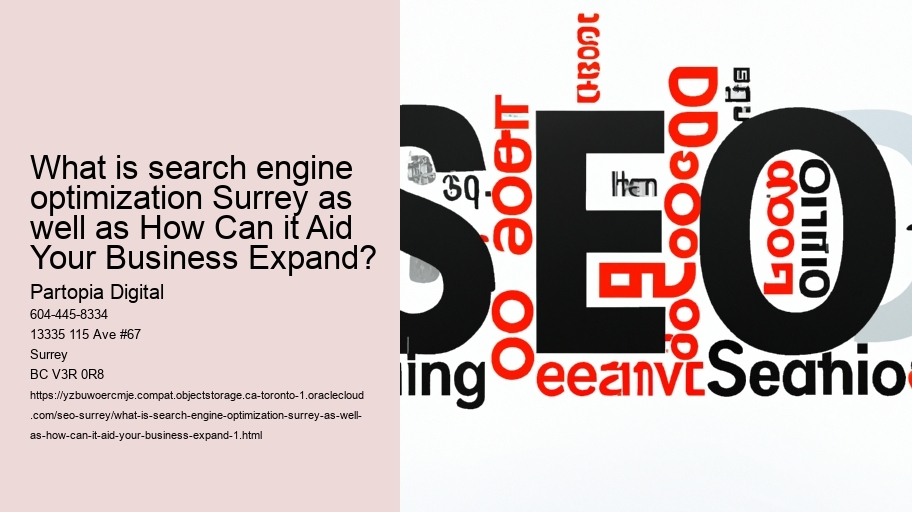 What is search engine optimization Surrey as well as How Can it Aid Your Business Expand?