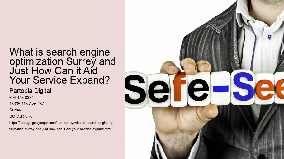 What is search engine optimization Surrey and Just How Can it Aid Your Service Expand?