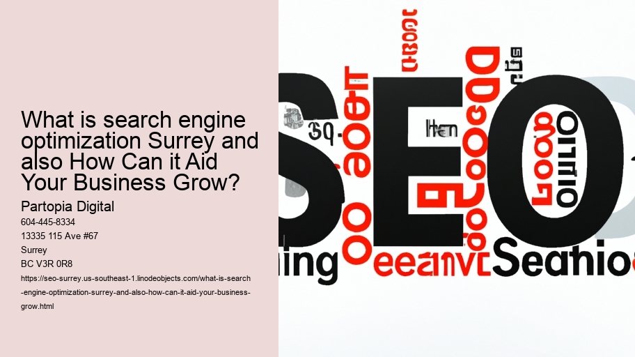 What is search engine optimization Surrey and also How Can it Aid Your Business Grow?