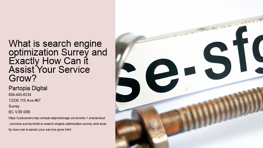 What is search engine optimization Surrey and Exactly How Can it Assist Your Service Grow?