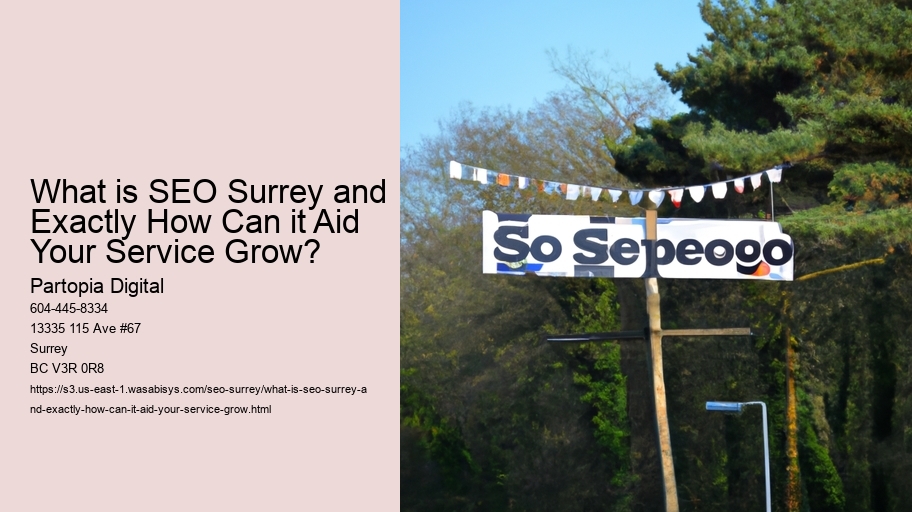 What is SEO Surrey and Exactly How Can it Aid Your Service Grow?