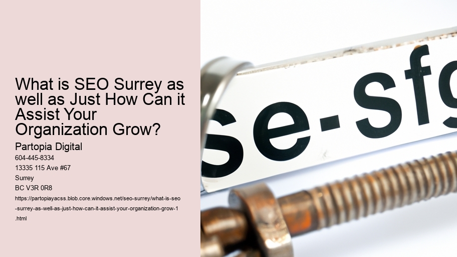 What is SEO Surrey as well as Just How Can it Assist Your Organization Grow?