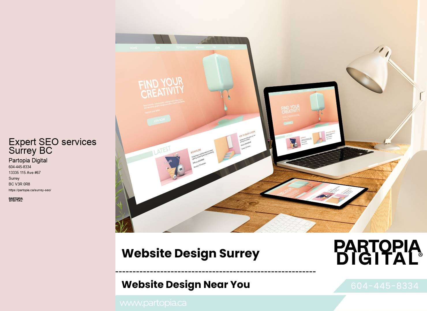 Surrey SEO performance metrics