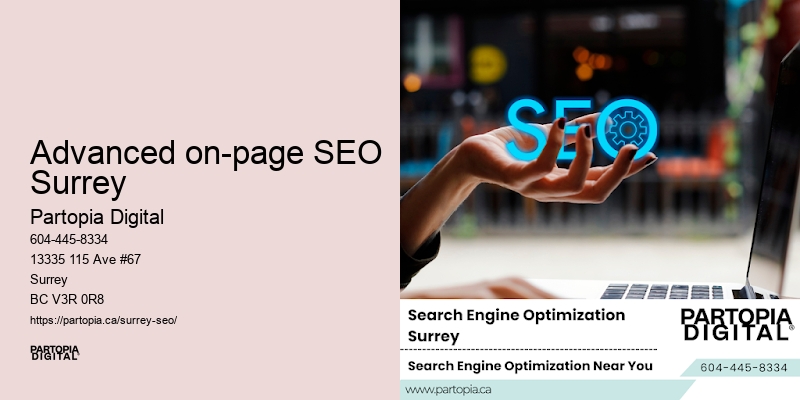 SEO for lead generation Advanced on-page SEO Surrey