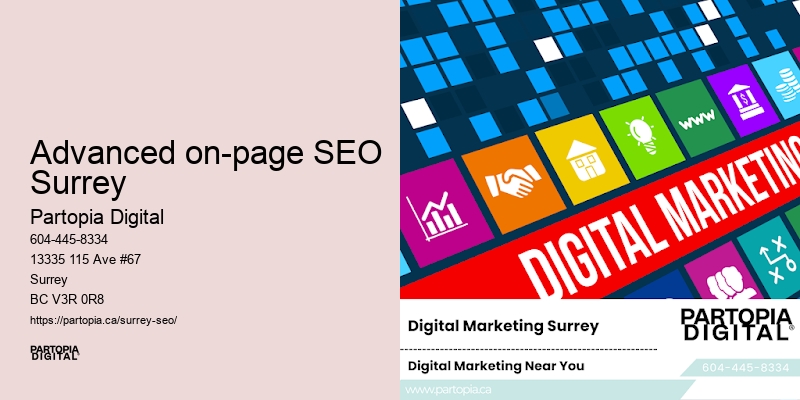 Advanced on-page SEO Surrey SEO content creation