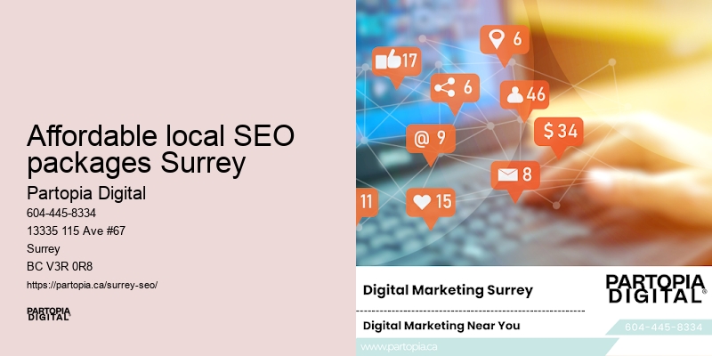 Custom SEO services Affordable local SEO packages Surrey BC