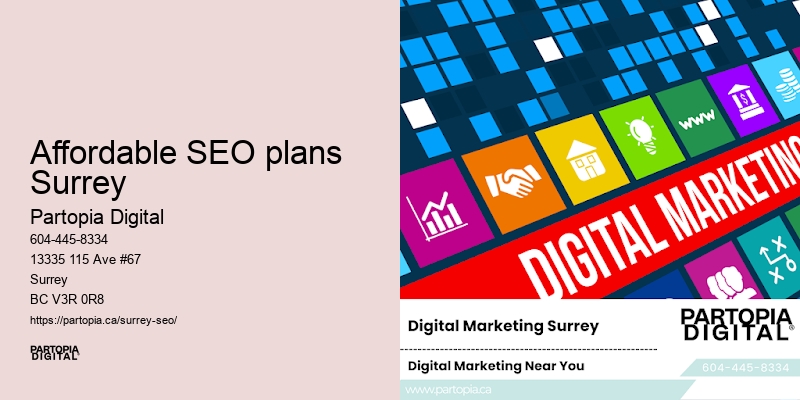 SEO strategies for Affordable SEO plans Surrey businesses