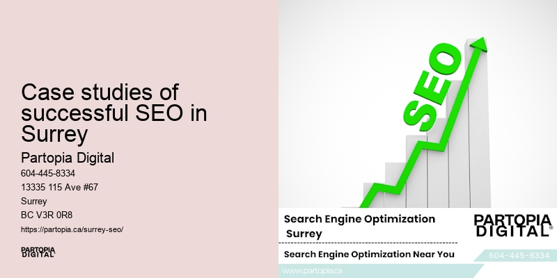 SEO reporting Case studies of successful SEO in Surrey