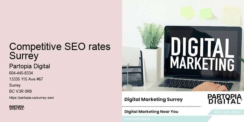 SEO in Competitive SEO rates Surrey