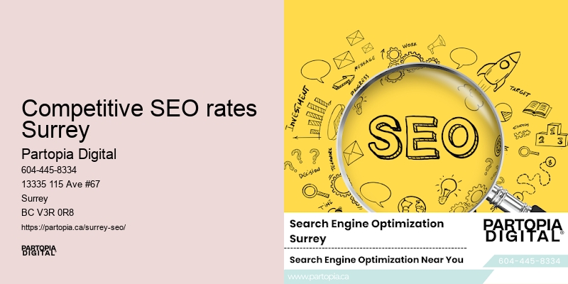 Competitive SEO rates Surrey SEO experts online