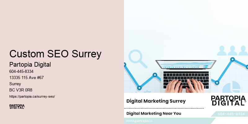 Custom SEO Surrey SEO strategy planning