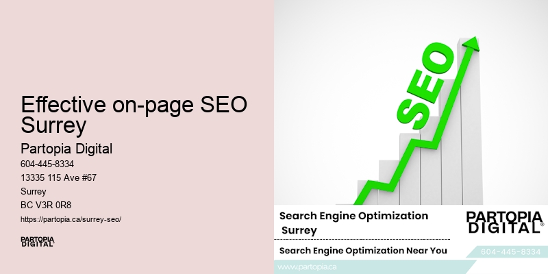 Effective on-page SEO Surrey SEO professional services