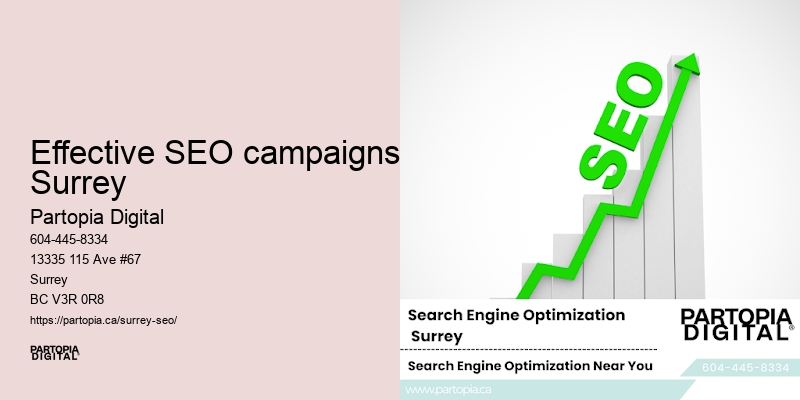 Professional SEO consultant Effective SEO campaigns Surrey