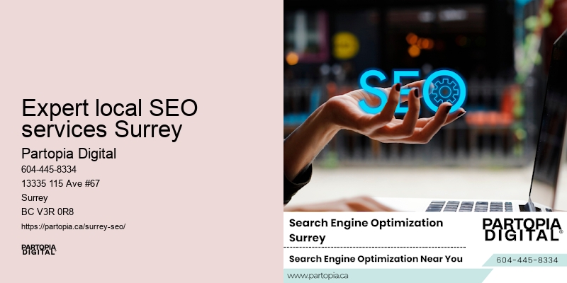 SEO specialist Expert local SEO services Surrey