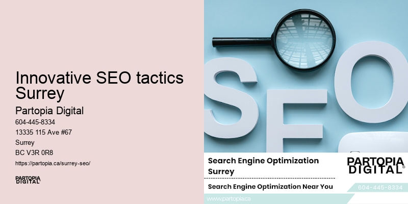 SEO tips Innovative SEO tactics Surrey