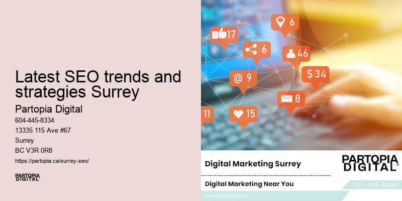 Latest SEO trends and strategies Surrey SEO content distribution