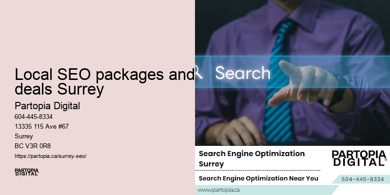 Local SEO advantages Local SEO packages and deals Surrey