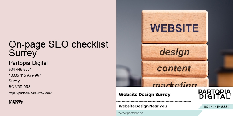 Full-range digital marketing agency On-page SEO checklist Surrey