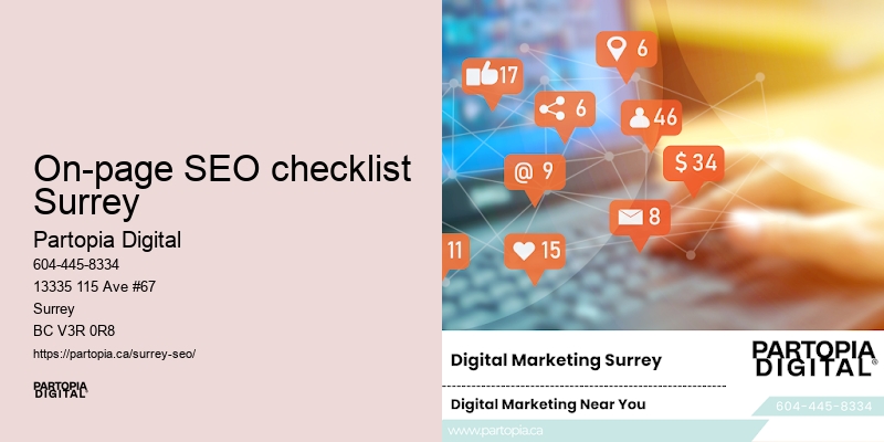 SEO services for startups On-page SEO checklist Surrey