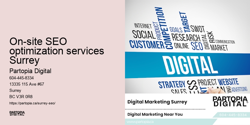 Effective on-page SEO On-site SEO optimization services Surrey