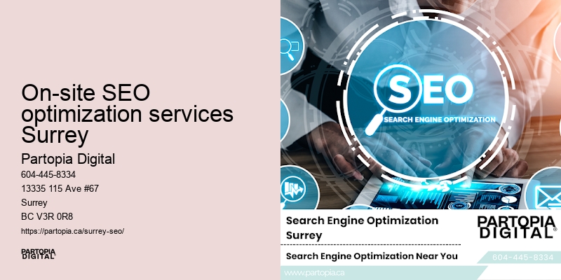 SEO optimization experts On-site SEO optimization services Surrey