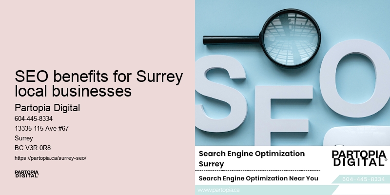 SEO benefits for Surrey local businesses SEO service agreements