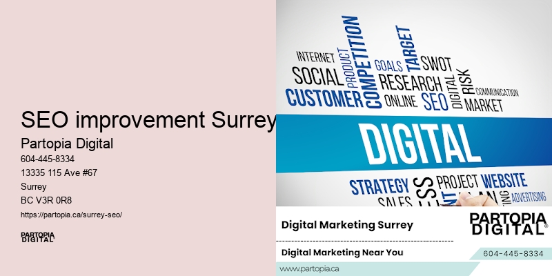 Local SEO experts SEO improvement Surrey
