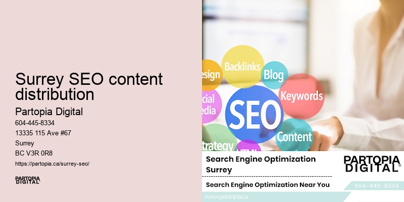 Local SEO Surrey SEO content distribution