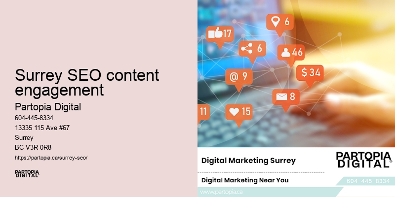 Top SEO ranking services in Surrey SEO content engagement