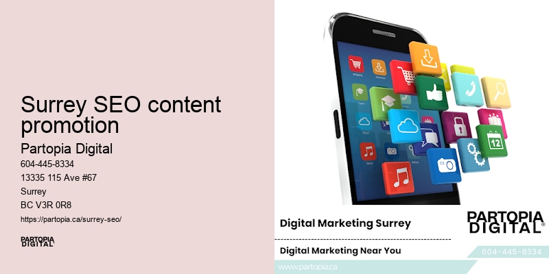 SEO rankings Surrey SEO content promotion
