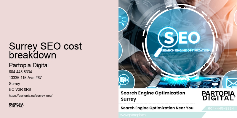 Custom SEO solutions Surrey SEO cost breakdown Canada