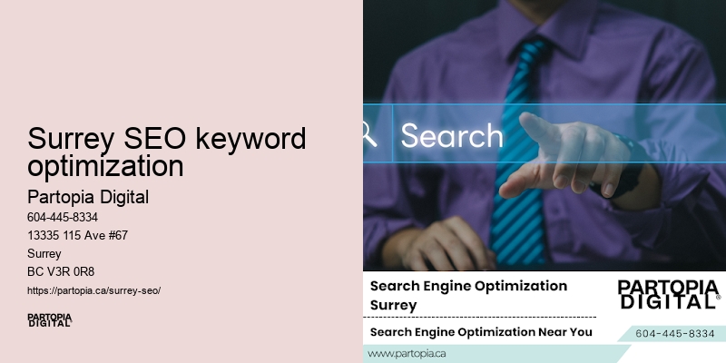Increased local visibility Surrey SEO keyword optimization