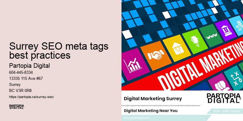 SEO rankings Surrey SEO meta tags best practices