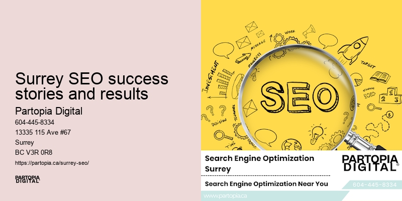 Efficient SEO practices Surrey SEO success stories and results