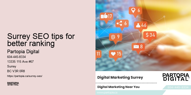 Professional SEO services Surrey SEO tips for better ranking BC