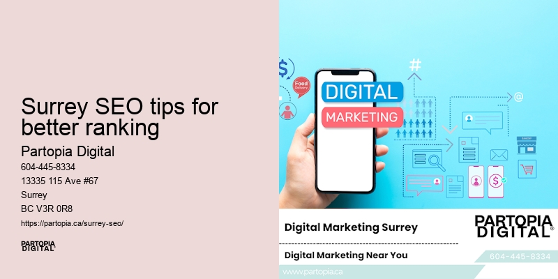 SEO manager Surrey SEO tips for better ranking