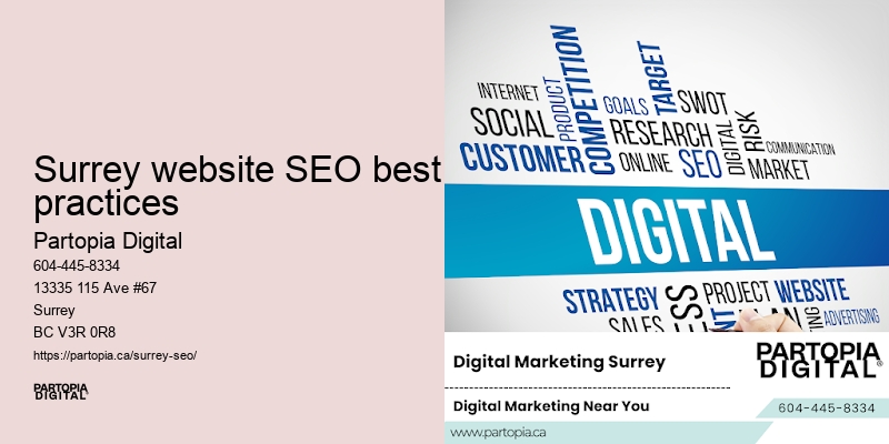 SEO keywords Surrey website SEO best practices