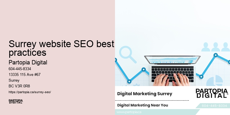 Surrey website SEO best practices SEO content calendar