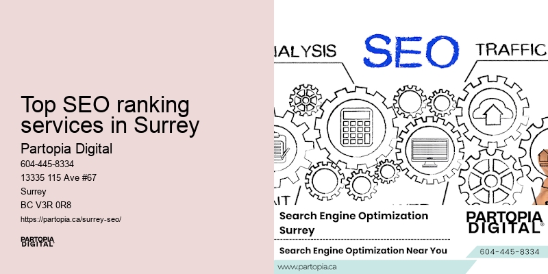 Top SEO ranking services in Surrey