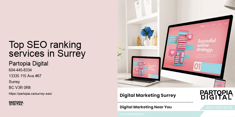 Top SEO ranking services in Surrey SEO ethical practices