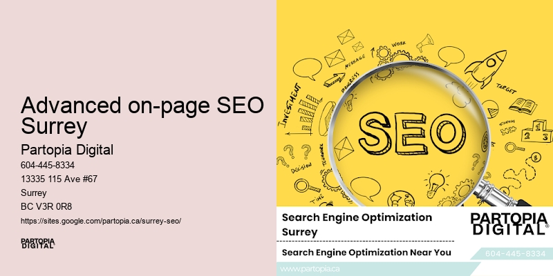 SEO consulting Advanced on-page SEO Surrey