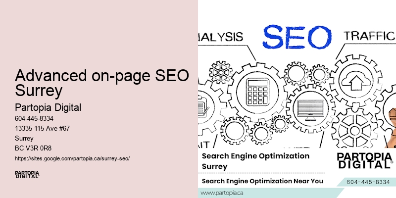 Advanced on-page SEO Surrey
