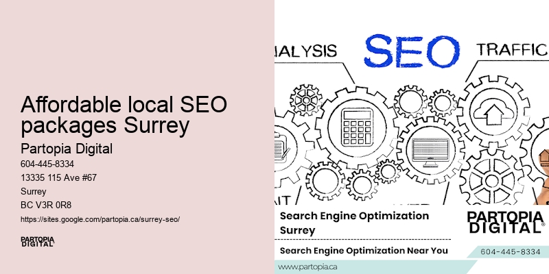 Affordable local SEO packages Surrey