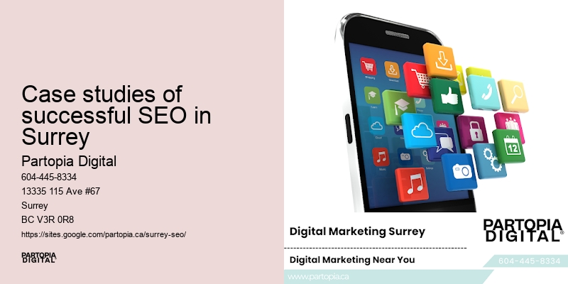 SEO management services Case studies of successful SEO in Surrey