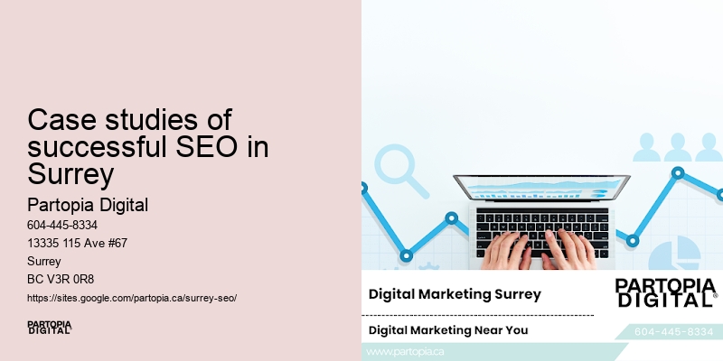 SEO for lead generation Case studies of successful SEO in Surrey