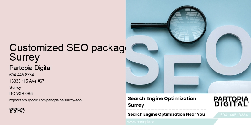 Local SEO strategies Customized SEO packages Surrey