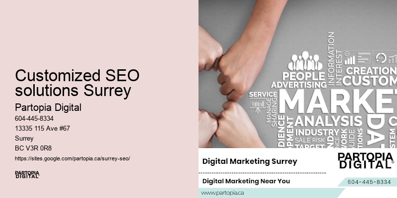 SEO and PPC Customized SEO solutions Surrey