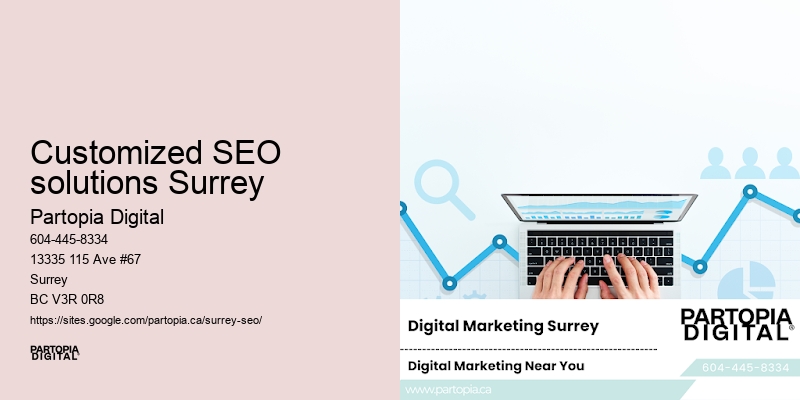 SEO consultancy services Customized SEO solutions Surrey