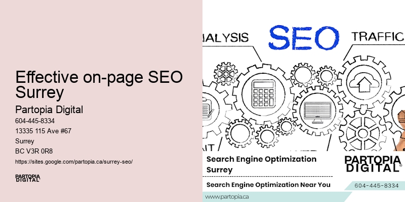 Effective on-page SEO Surrey